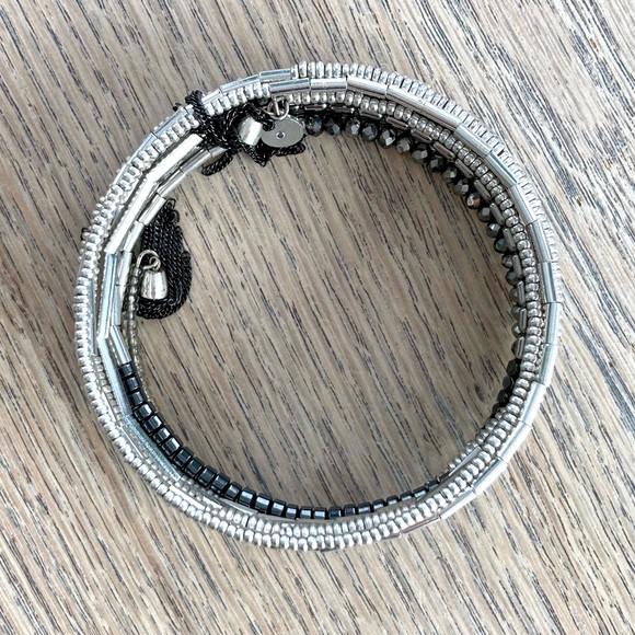 Stella & Dot Celine Wrap Bracelet - Silver - Picture 6 of 7